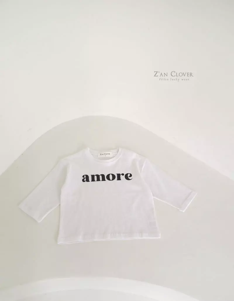 Zan Clover - Korean Children Fashion - #kidsshorts - Amore Tee - 3