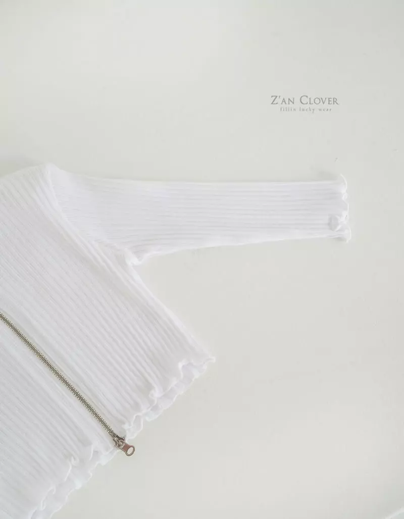 Zan Clover - Korean Children Fashion - #kidsshorts - Rib Two Way Cardigan - 4