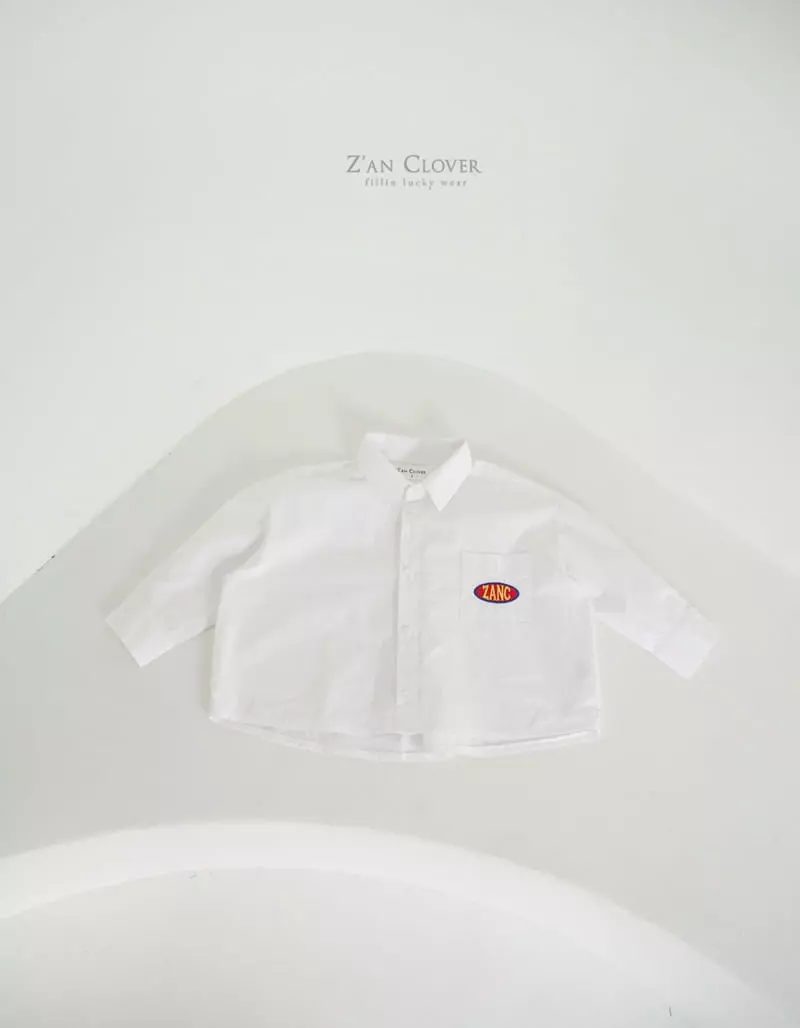 Zan Clover - Korean Children Fashion - #kidzfashiontrend - Embrodiery Wide Shirt - 3