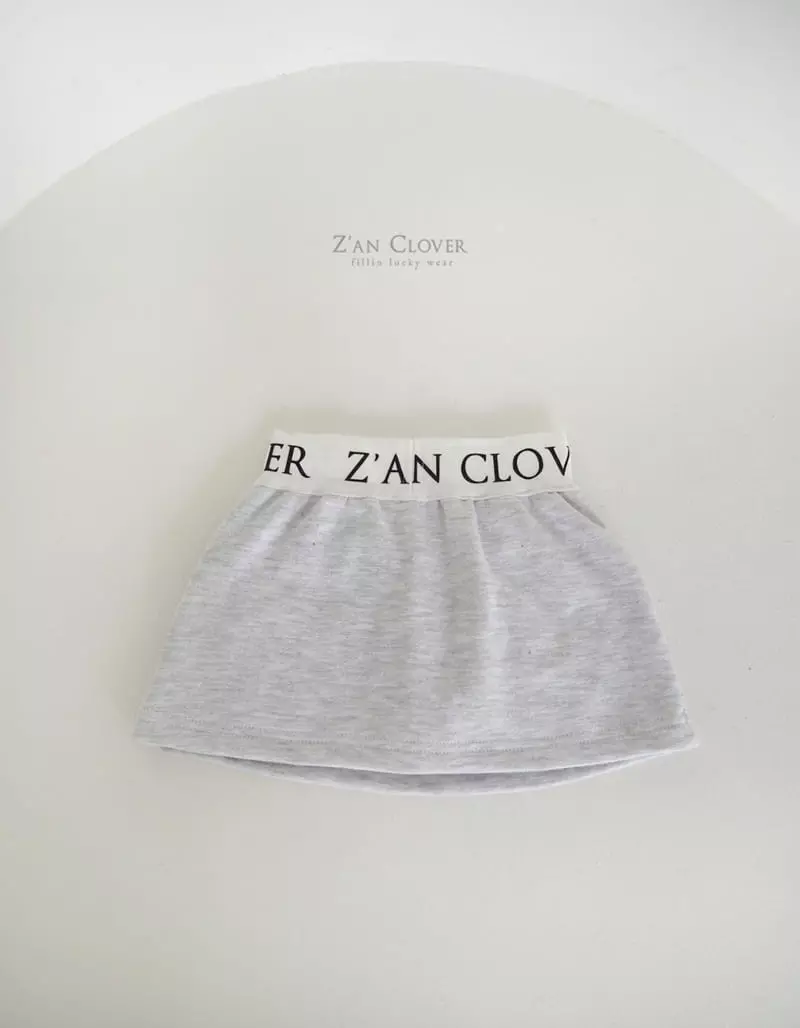 Zan Clover - Korean Children Fashion - #kidzfashiontrend - Banding Terry Skirt - 6