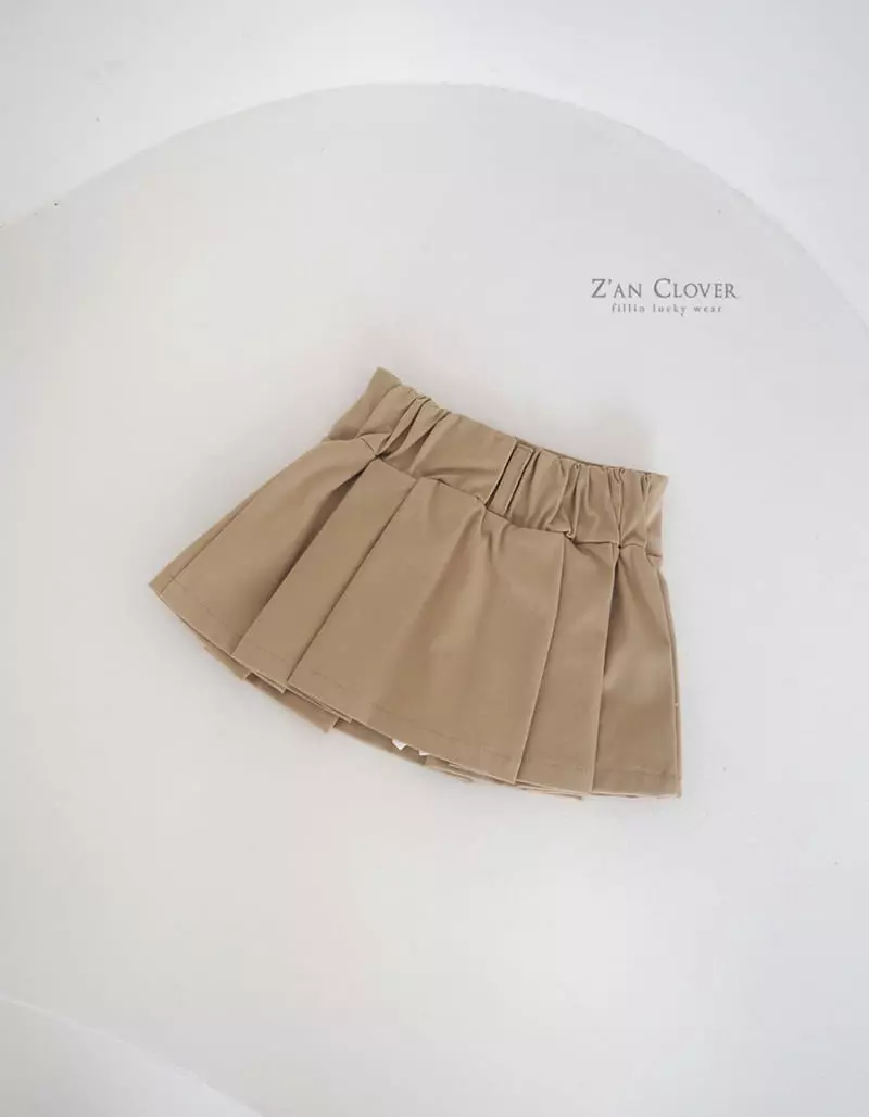 Zan Clover - Korean Children Fashion - #kidzfashiontrend - Big Pleats Skirt - 5