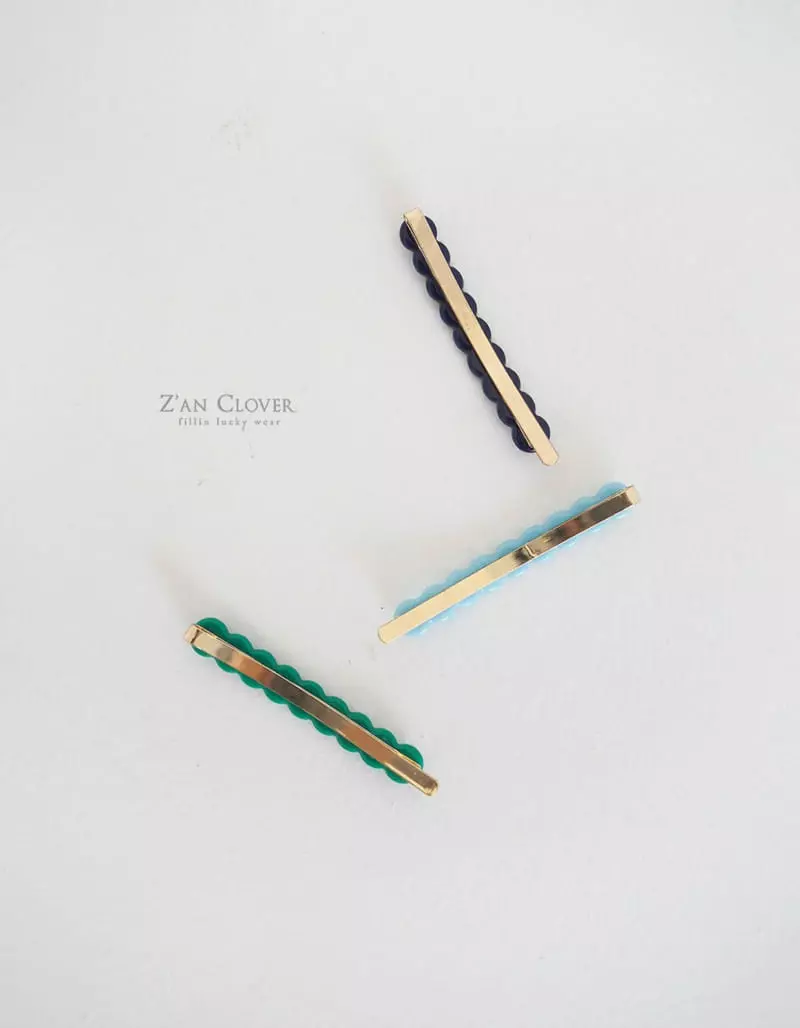 Zan Clover - Korean Children Fashion - #kidzfashiontrend - Ceramics Hairpin - 6