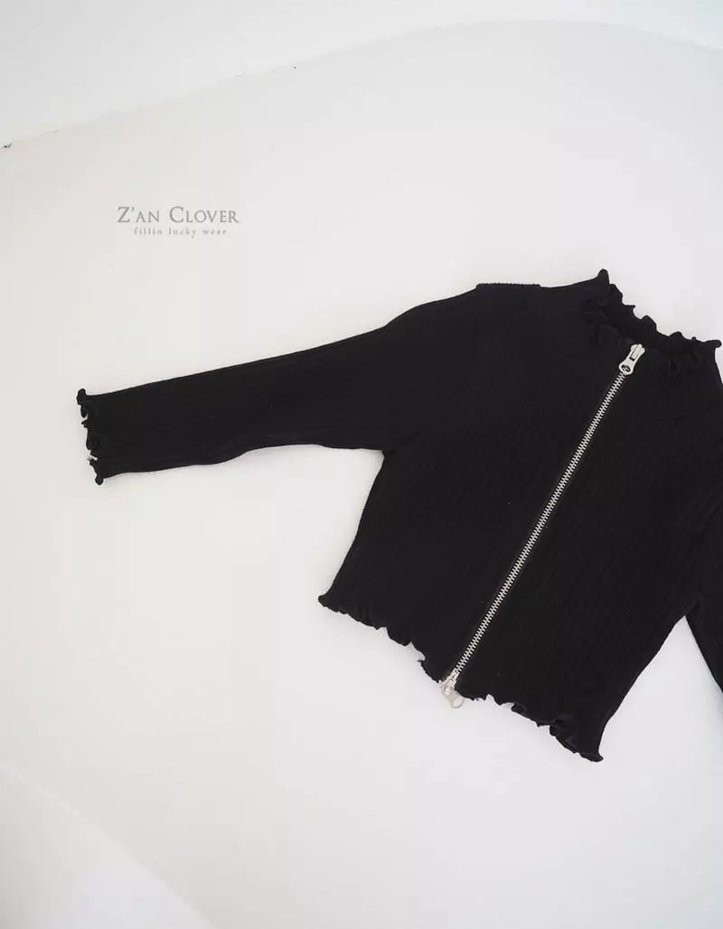 Zan Clover - Korean Children Fashion - #littlefashionista - Rib Two Way Cardigan - 7
