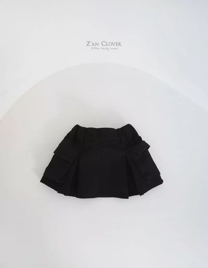 Zan Clover - Korean Children Fashion - #littlefashionista - Cargo Pleats Skirt - 11