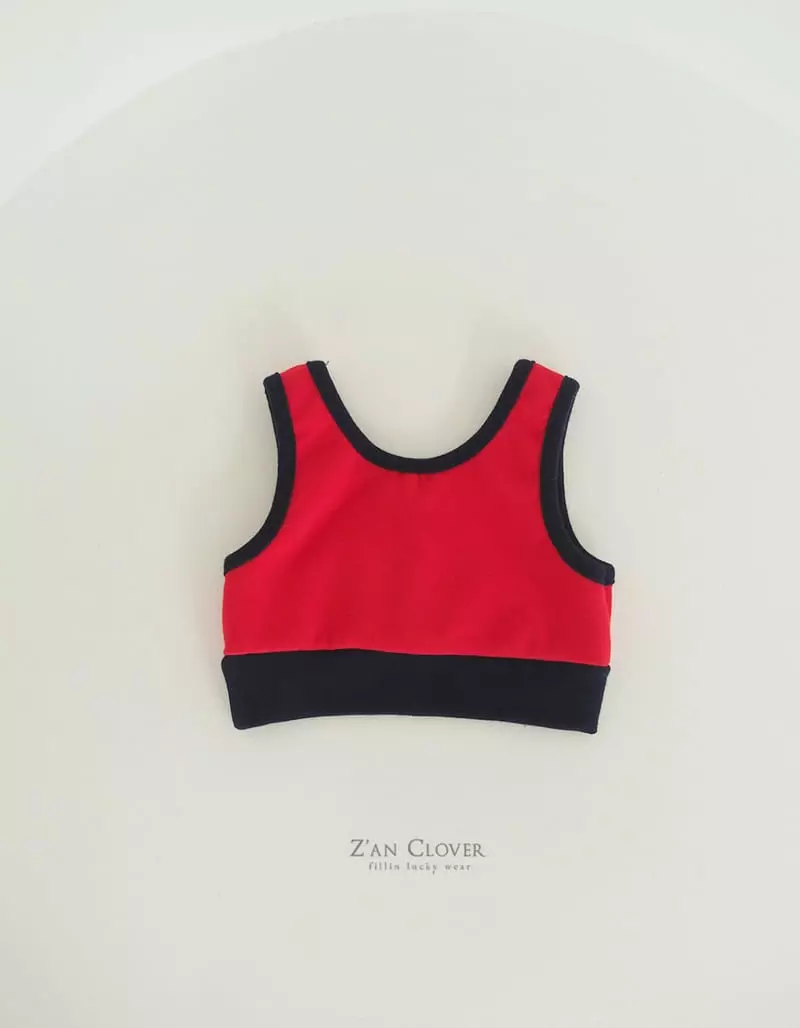 Zan Clover - Korean Children Fashion - #littlefashionista - Color Crop Top - 8