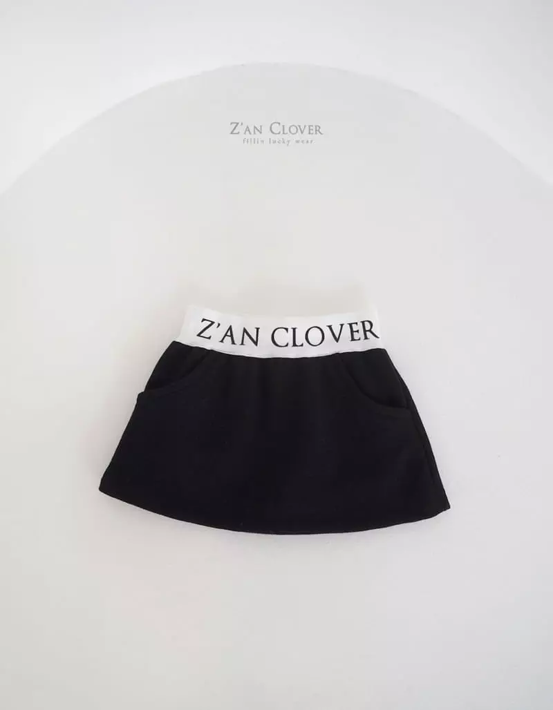 Zan Clover - Korean Children Fashion - #littlefashionista - Banding Terry Skirt - 8
