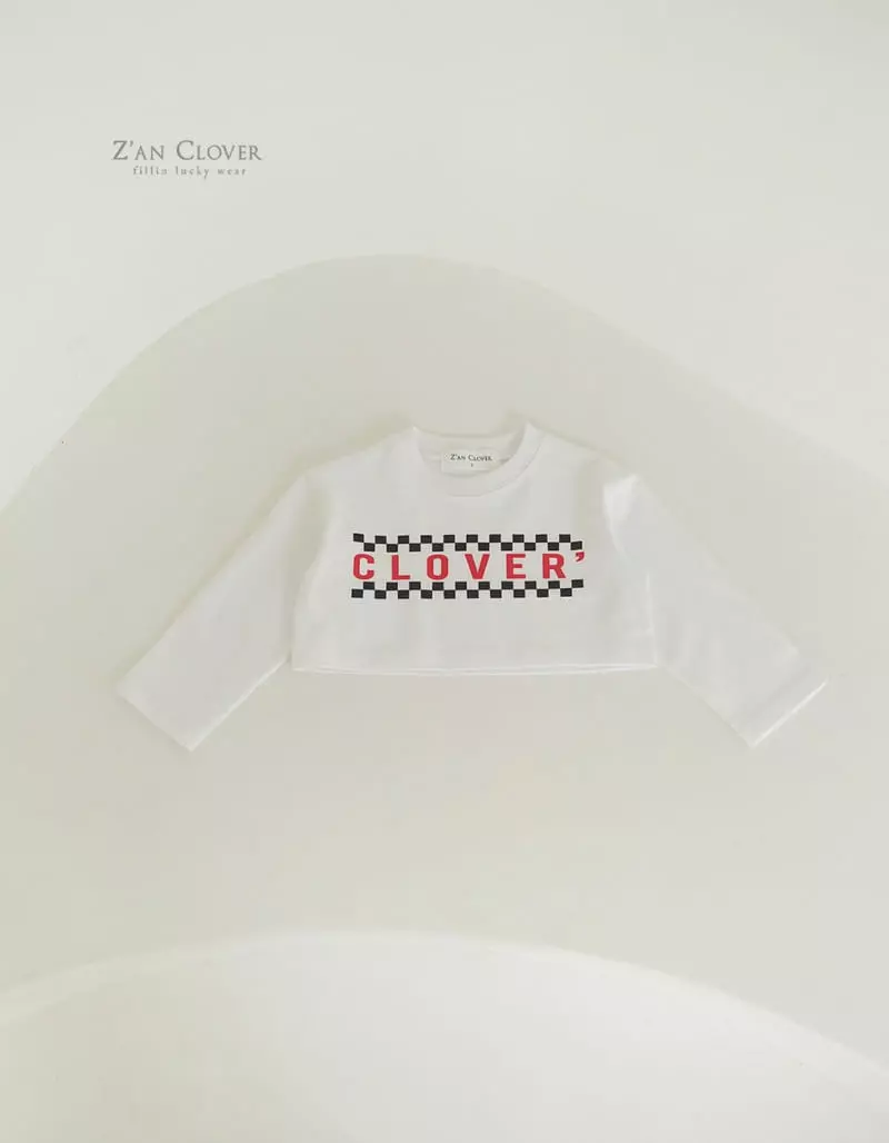 Zan Clover - Korean Children Fashion - #magicofchildhood - Clover Crop Tee - 3