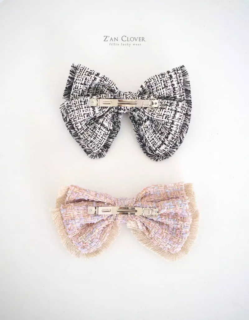 Zan Clover - Korean Children Fashion - #magicofchildhood - Twid Ribbon Hairpin - 5