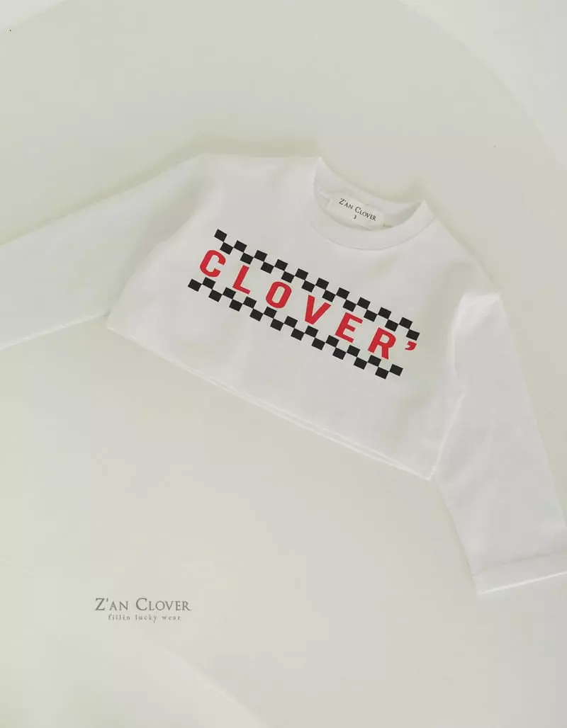 Zan Clover - Korean Children Fashion - #magicofchildhood - Clover Crop Tee - 4