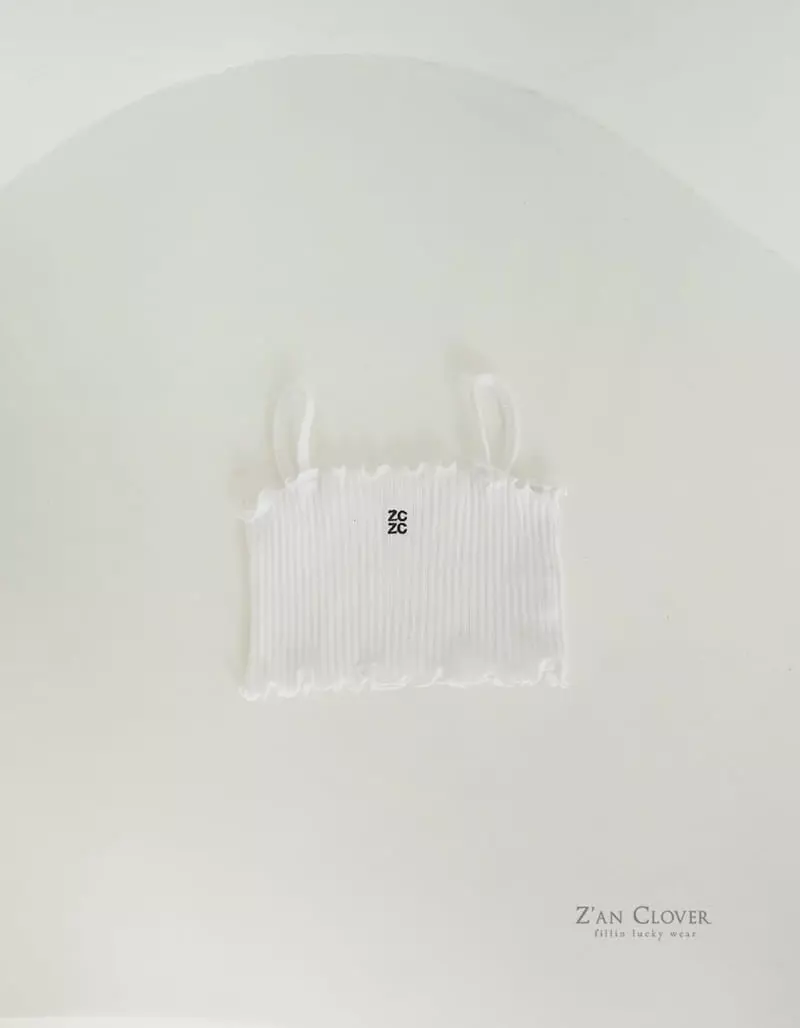 Zan Clover - Korean Children Fashion - #minifashionista - Rib Crop Top - 3