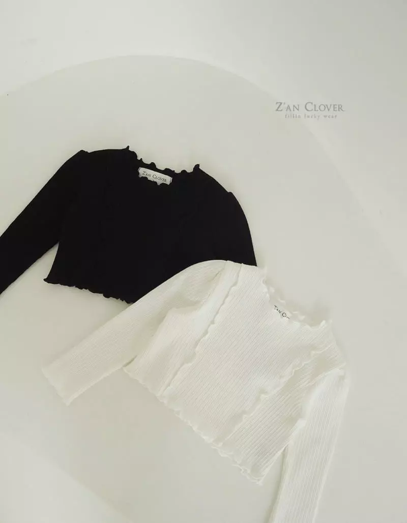 Zan Clover - Korean Children Fashion - #minifashionista - Wave Short Tee - 2