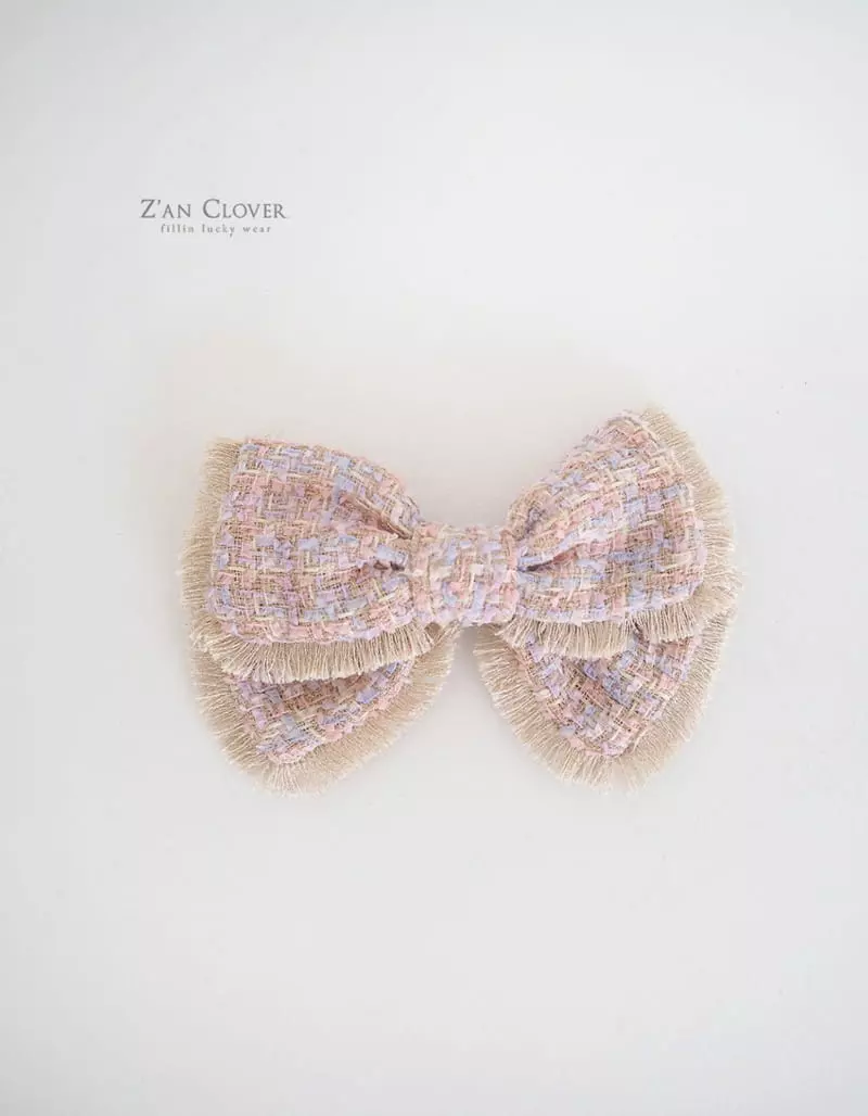 Zan Clover - Korean Children Fashion - #minifashionista - Twid Ribbon Hairpin - 6