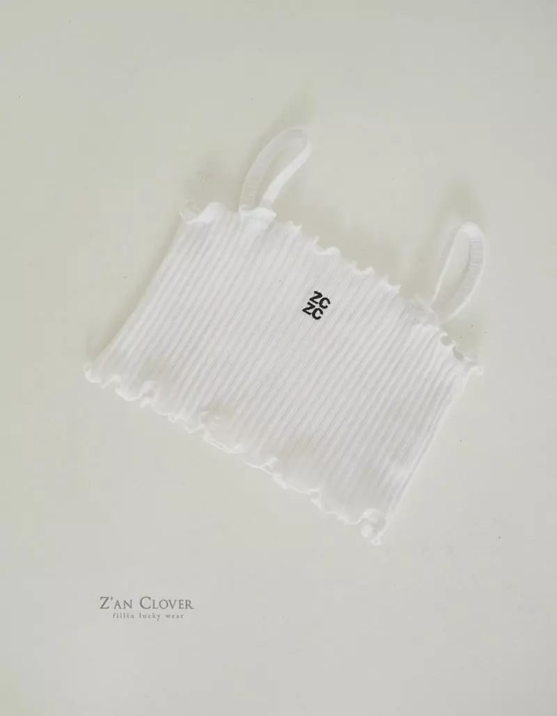 Zan Clover - Korean Children Fashion - #minifashionista - Rib Crop Top - 4