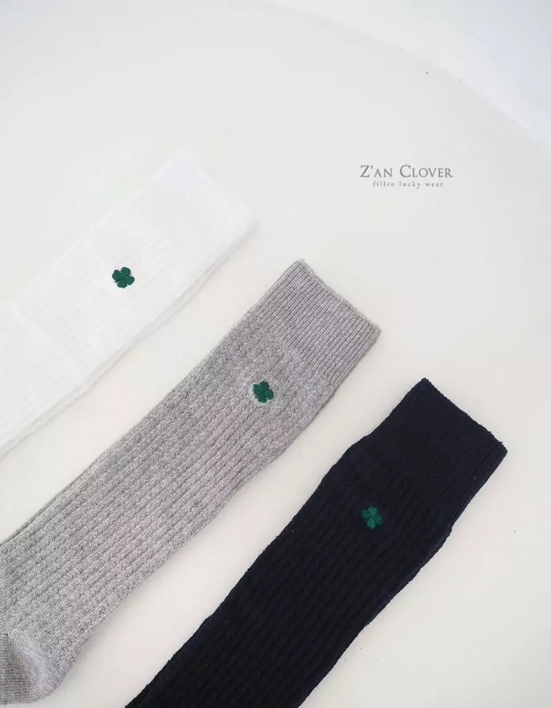 Zan Clover - Korean Children Fashion - #minifashionista - Clover Socks - 4
