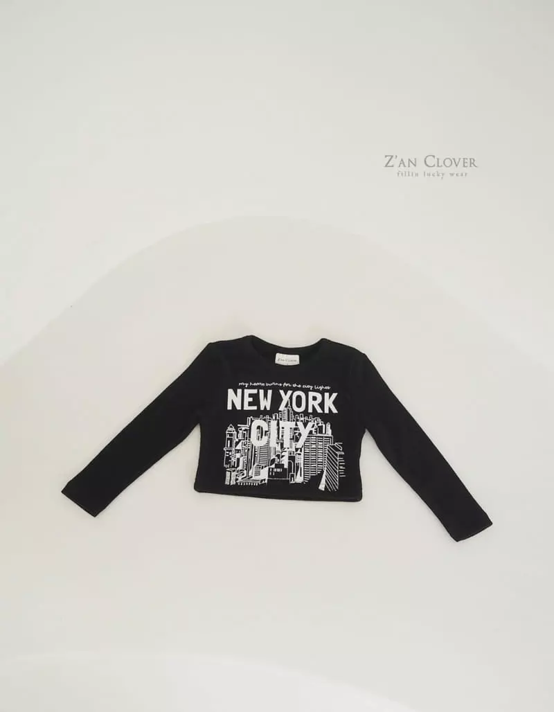 Zan Clover - Korean Children Fashion - #prettylittlegirls - New York Crop Tee - 6