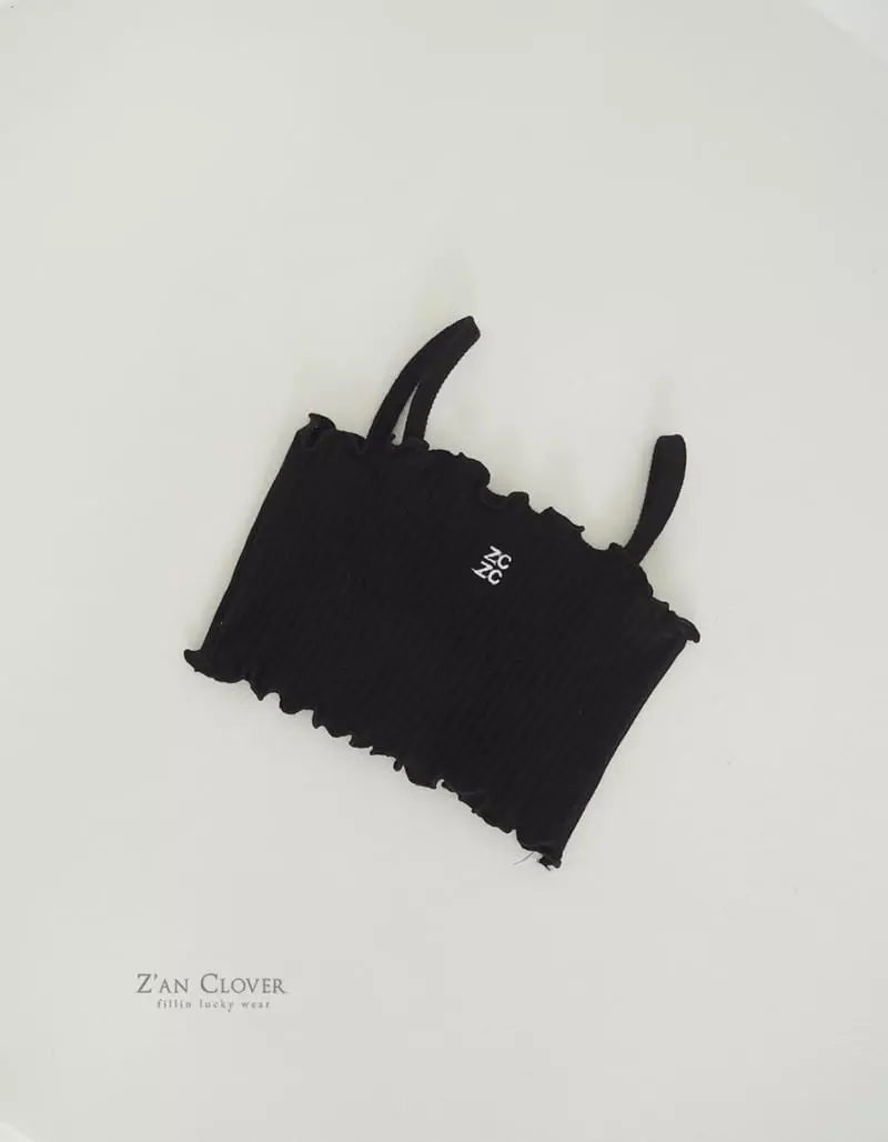 Zan Clover - Korean Children Fashion - #stylishchildhood - Rib Crop Top - 7