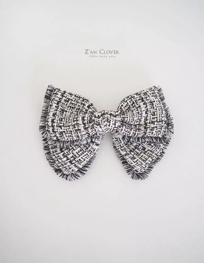 Zan Clover - Korean Children Fashion - #stylishchildhood - Twid Ribbon Hairpin - 10