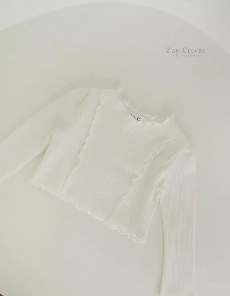 Zan Clover - Korean Children Fashion - #prettylittlegirls - Wave Short Tee - 4