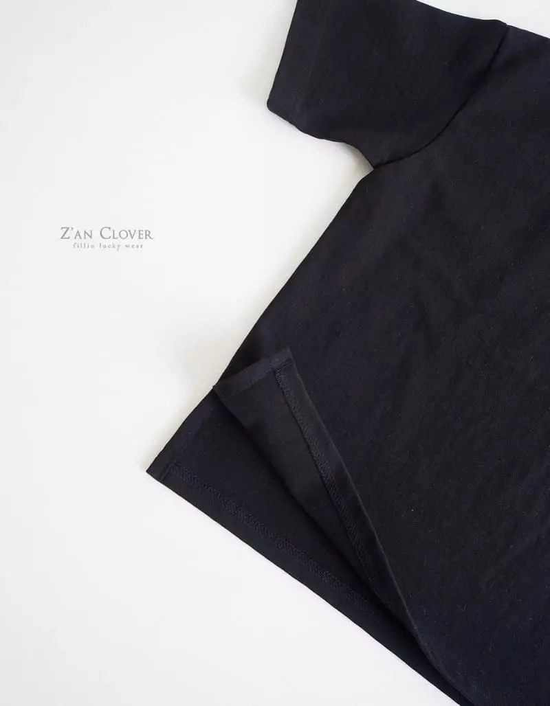 Zan Clover - Korean Children Fashion - #toddlerclothing - Simple Wide Long Tee - 9