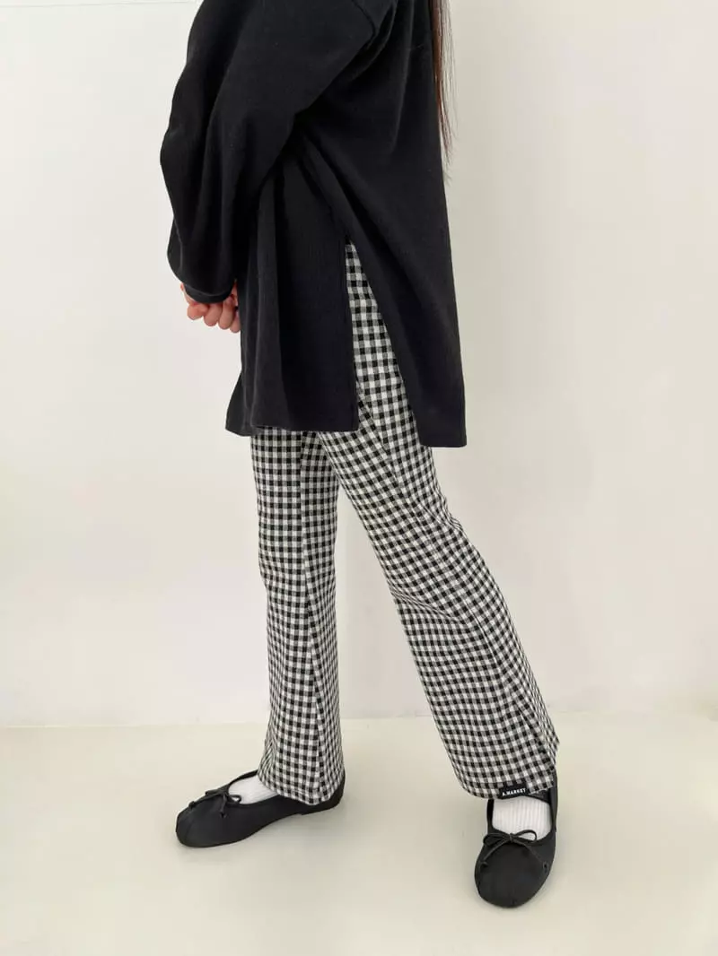 a-Market - Korean Children Fashion - #childrensboutique - Check Pants - 12