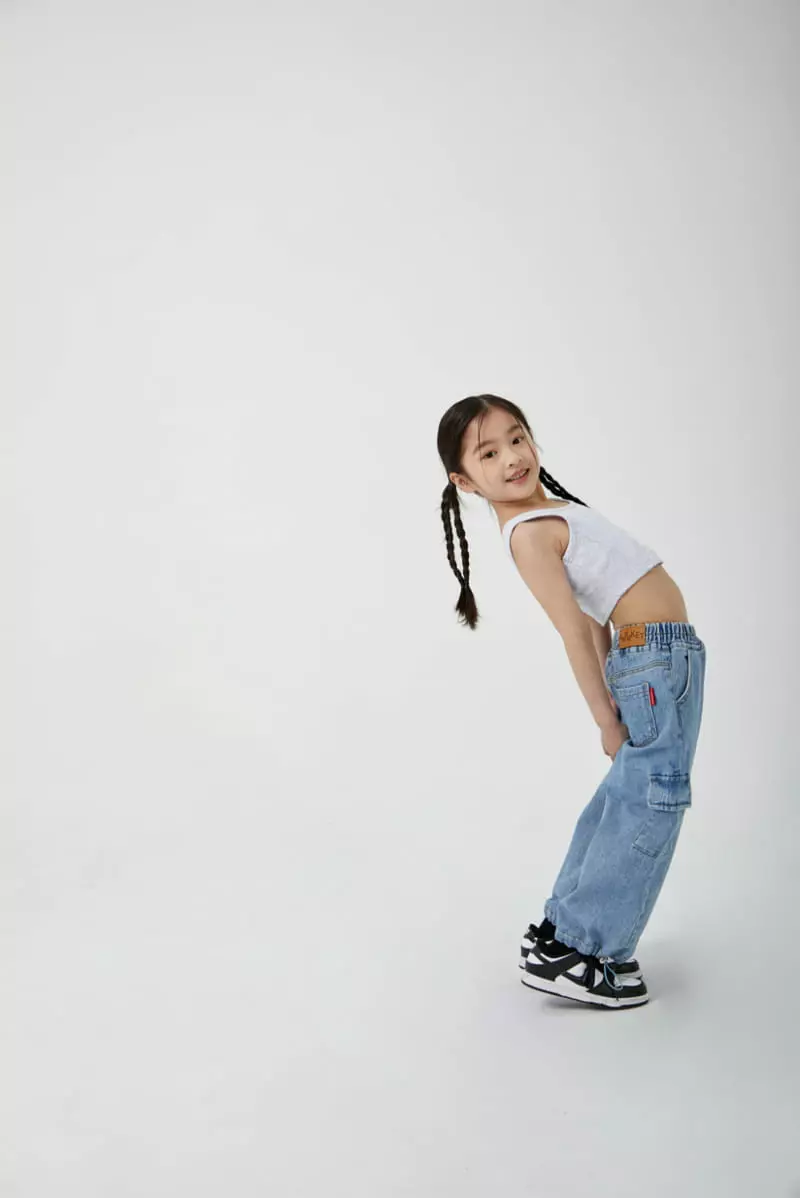 a-Market - Korean Children Fashion - #childrensboutique - Cargo Jeans - 4