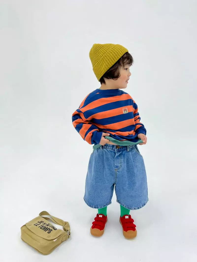 a-Market - Korean Children Fashion - #designkidswear - Wrinkle Denim Shorts - 5