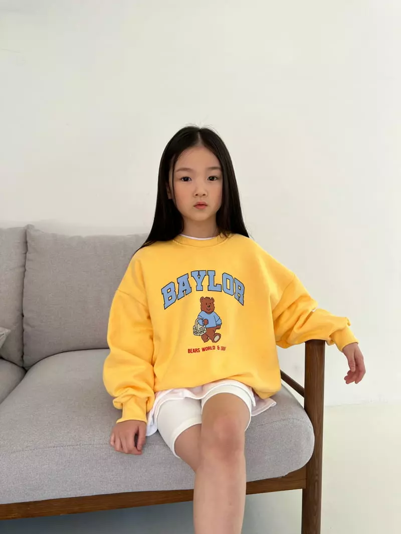 a-Market - Korean Children Fashion - #fashionkids - Bear Sweatshirt - 10