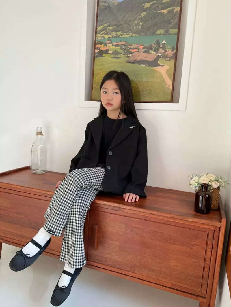 a-Market - Korean Children Fashion - #kidsstore - Check Pants