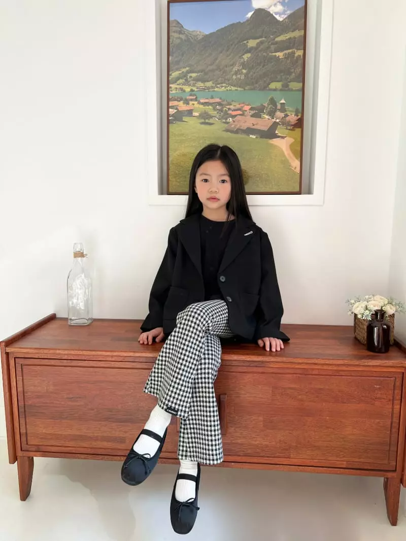 a-Market - Korean Children Fashion - #kidzfashiontrend - Check Pants - 2