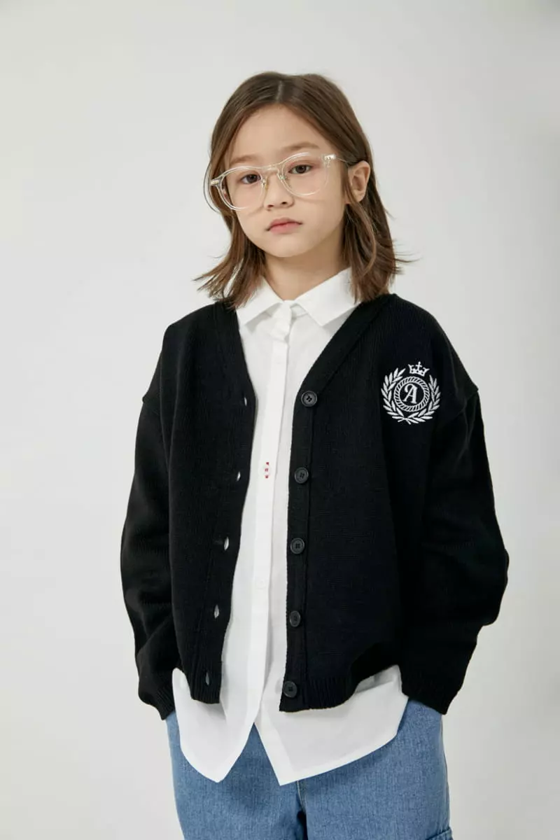 a-Market - Korean Children Fashion - #Kfashion4kids - A Embrodiery Cardigan - 4