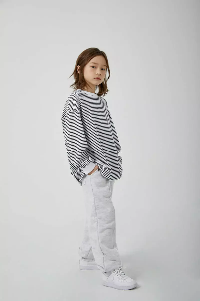 a-Market - Korean Children Fashion - #Kfashion4kids - Basic Stripes Tee - 4