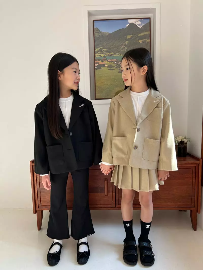 a-Market - Korean Children Fashion - #magicofchildhood - Span Bootscut Pants - 6