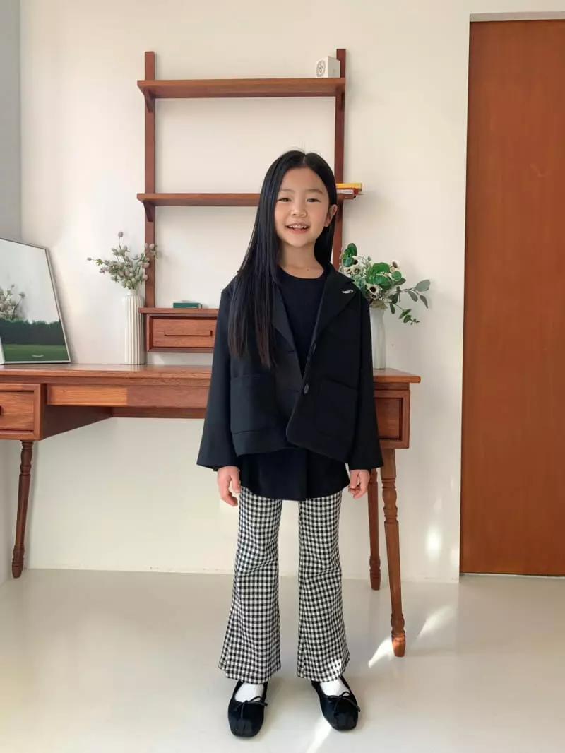 a-Market - Korean Children Fashion - #magicofchildhood - Check Pants - 5