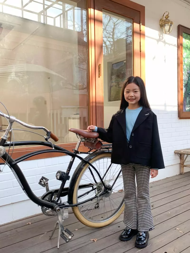 a-Market - Korean Children Fashion - #stylishchildhood - Check Pants - 10