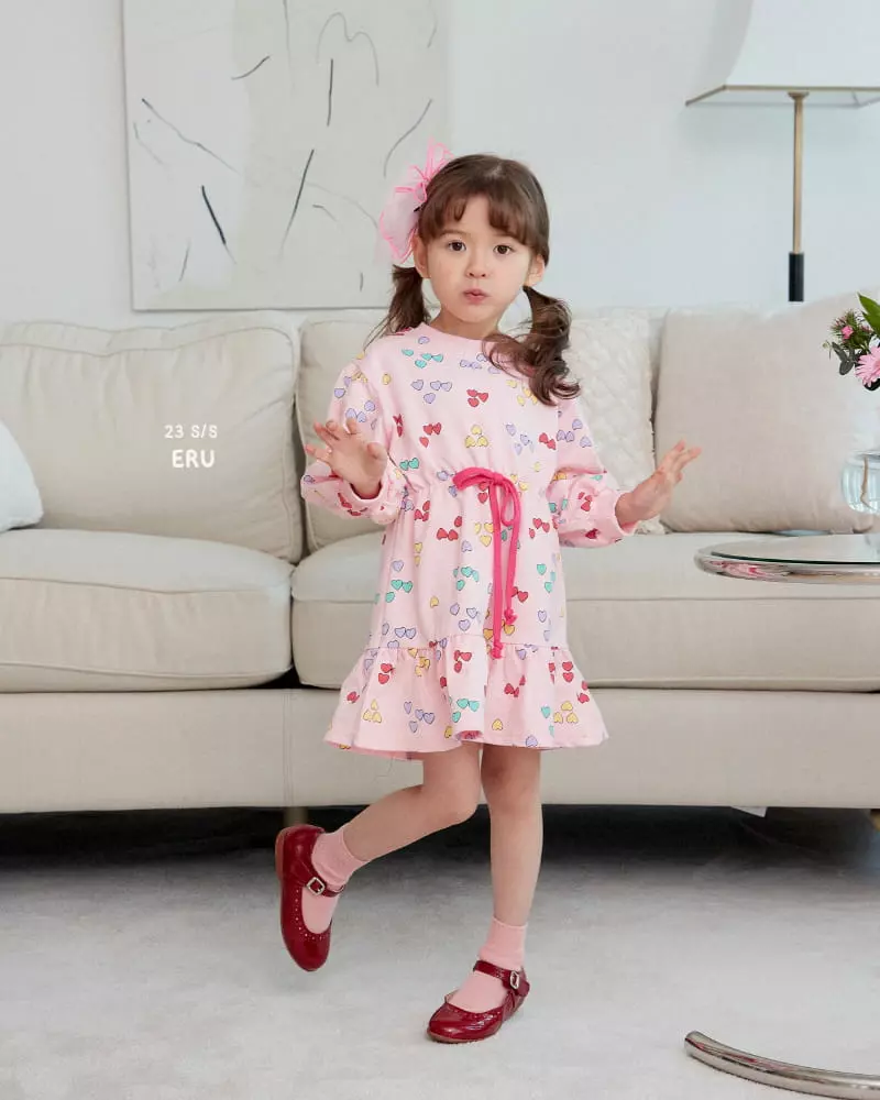 e.ru - Korean Children Fashion - #Kfashion4kids - Heart One-piece