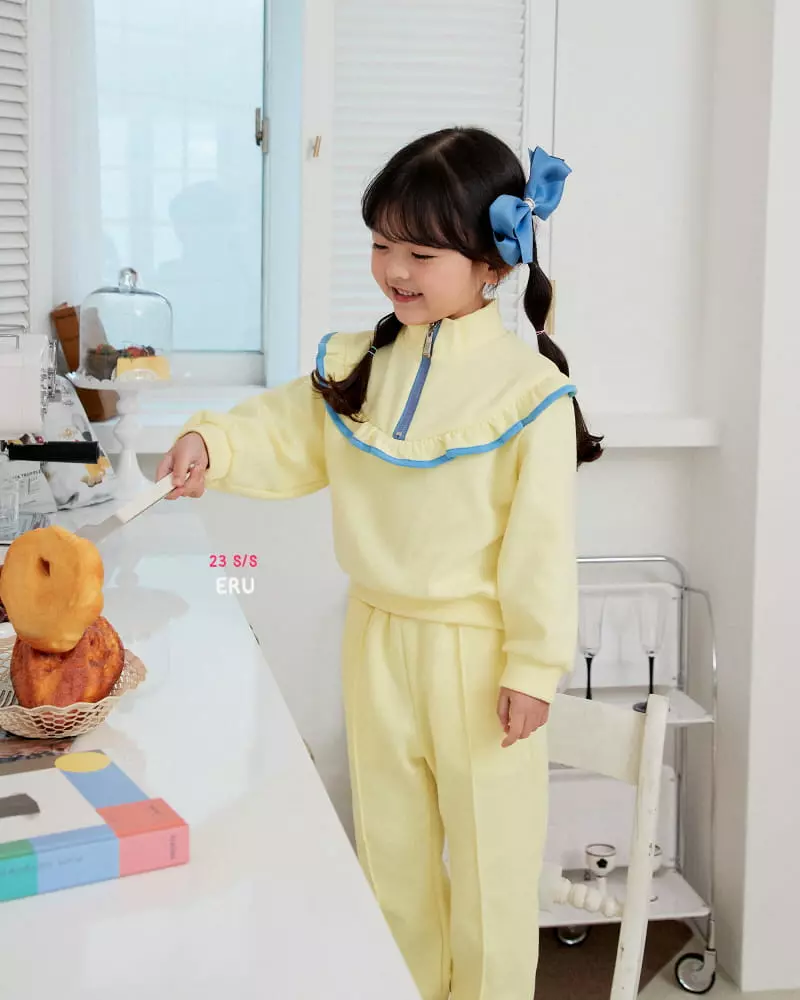 e.ru - Korean Children Fashion - #childofig - Harnie Top Bottom Set - 3