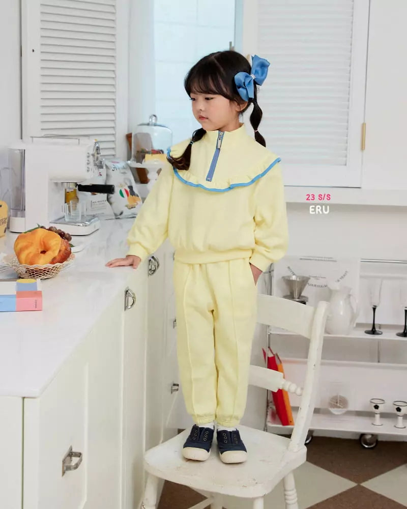e.ru - Korean Children Fashion - #discoveringself - Harnie Top Bottom Set - 6