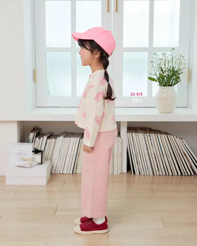e.ru - Korean Children Fashion - #kidsshorts - Heart Crop Tee - 6