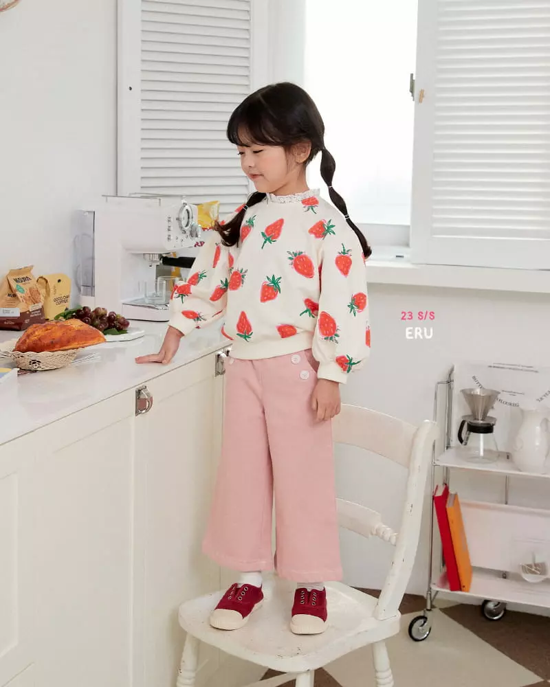 e.ru - Korean Children Fashion - #kidsshorts - Strawberry Tee - 2