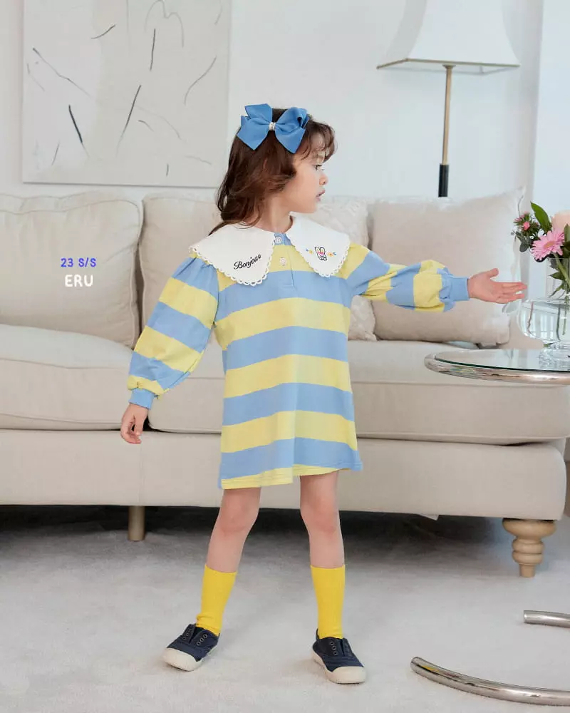 e.ru - Korean Children Fashion - #littlefashionista - Big Collar One-piece - 10