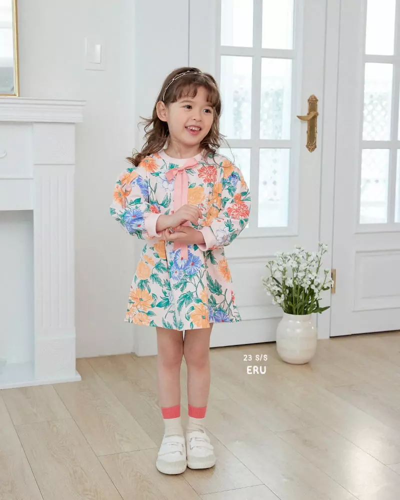 e.ru - Korean Children Fashion - #littlefashionista - Flower One-piece - 4