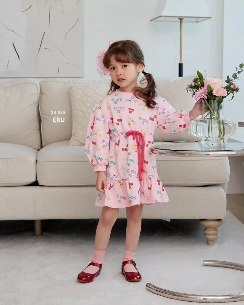 e.ru - Korean Children Fashion - #magicofchildhood - Heart One-piece - 3