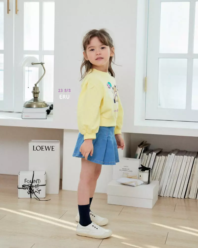 e.ru - Korean Children Fashion - #minifashionista - Wrinklle Wrap Skirt - 7