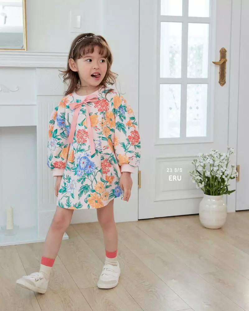 e.ru - Korean Children Fashion - #minifashionista - Flower One-piece - 5