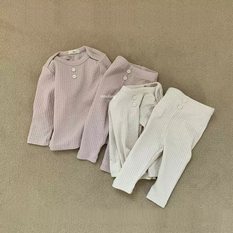 go;u - Korean Baby Fashion - #babyclothing - Bebe Fighting Dad Set
