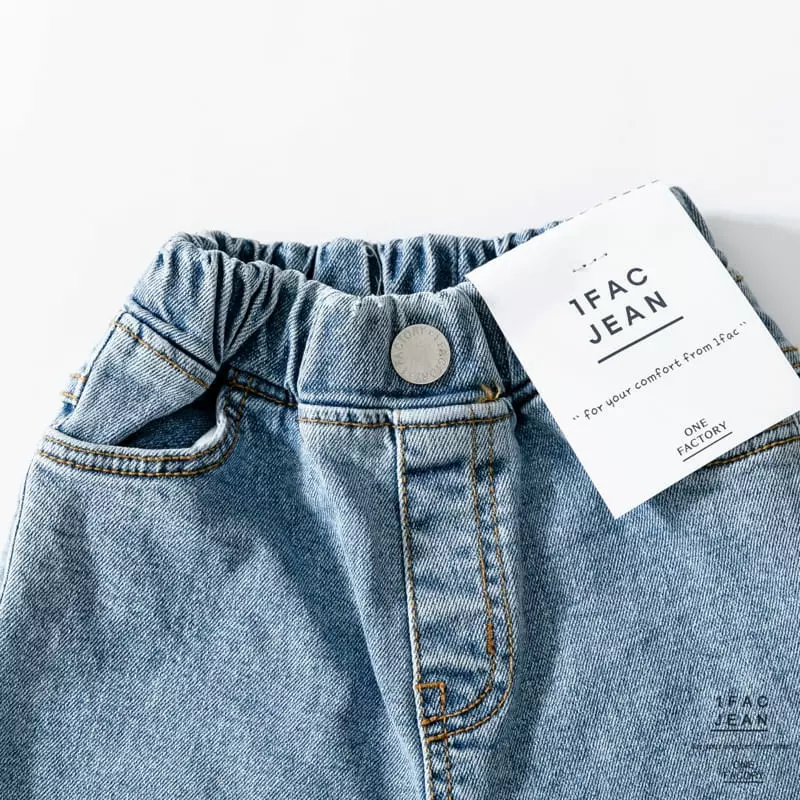 1 Fac - Korean Children Fashion - #childofig - Stone Washing Jeans - 4