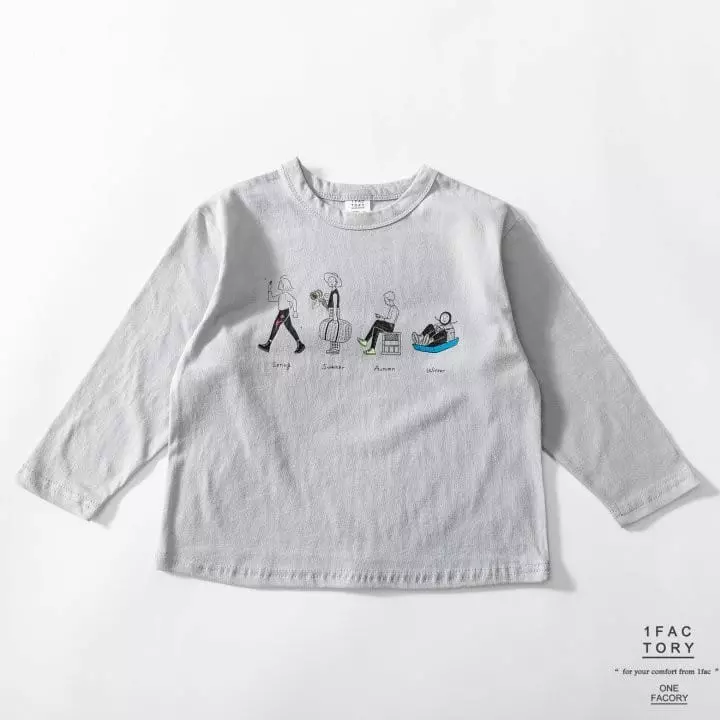 1 Fac - Korean Children Fashion - #discoveringself - Seasons Tee - 2