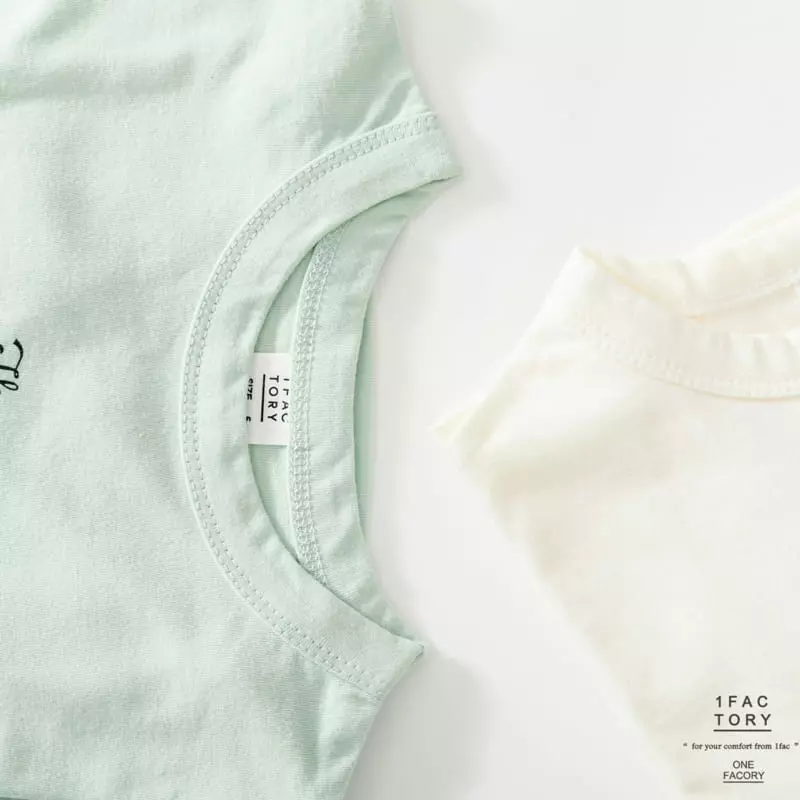 1 Fac - Korean Children Fashion - #kidsshorts - French Tee - 7