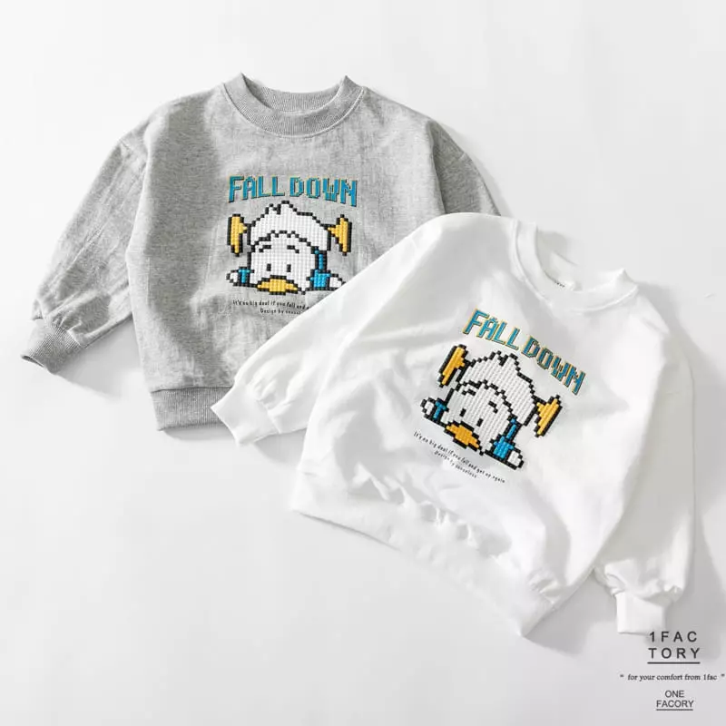 1 Fac - Korean Children Fashion - #magicofchildhood - Duck Sweatshirt - 8