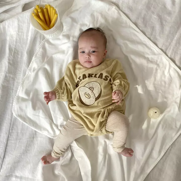 1 Gram - Korean Baby Fashion - #babyfever - Bagle Bodysuit - 3